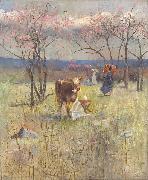 Charles conder An Early Taste for Literature, Germany oil painting artist